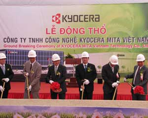 KYOCERA MITA khởi công xây dựng nhà máy mới tại VSIP Hải Phòng