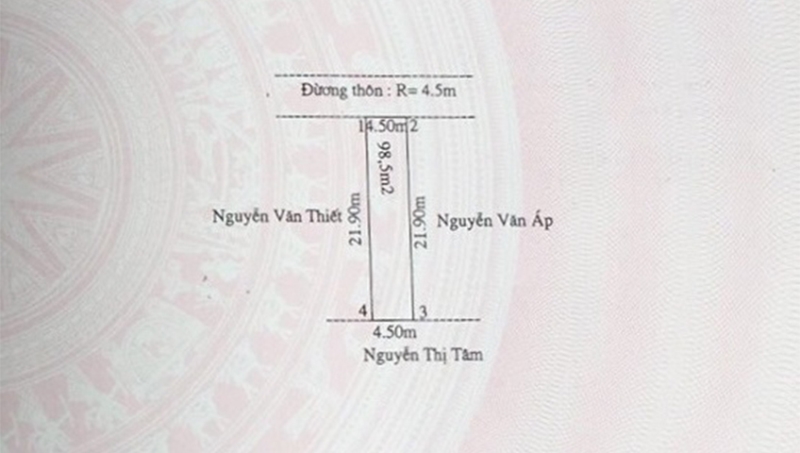 Chuyển nhượng lô đất tại xã Hoa Động, Thuỷ Nguyên, Hải Phòng