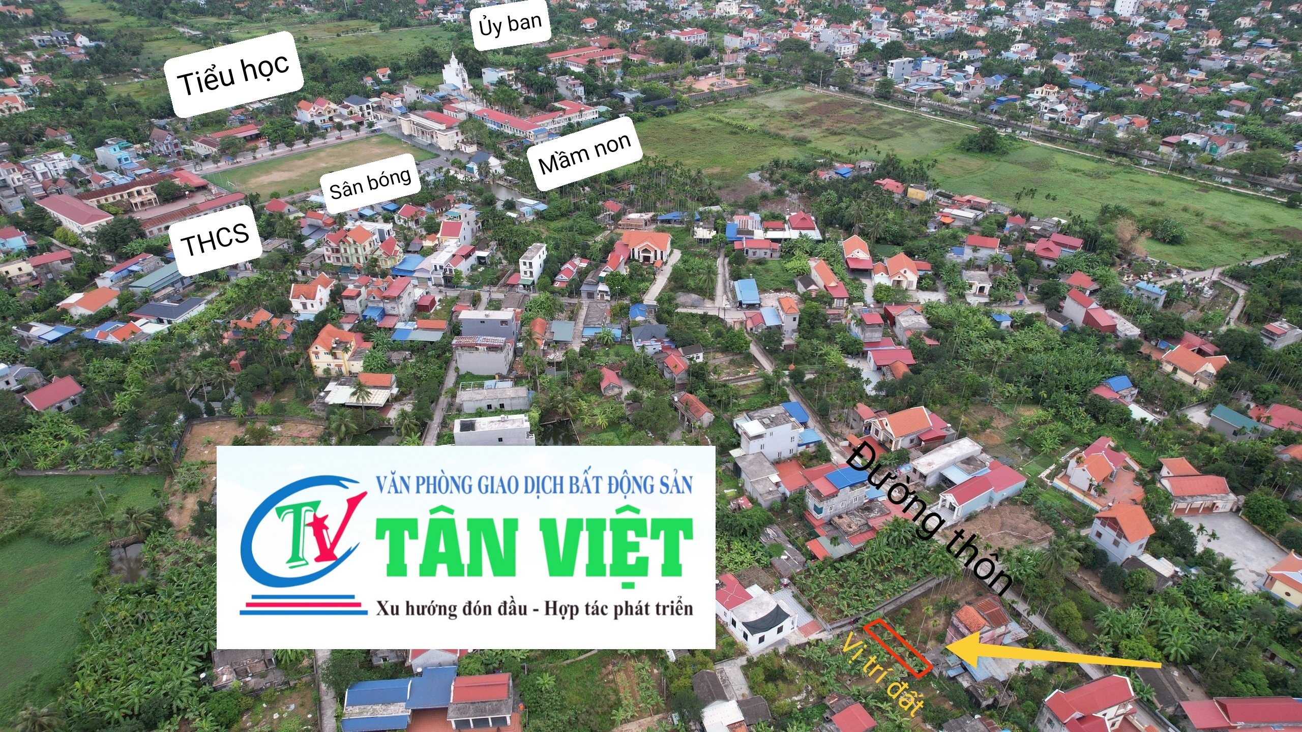Bán lô đất sát trục thôn chỉ 3xx triệu tại Lâm Động, Thuỷ Nguyên, Hải Phòng