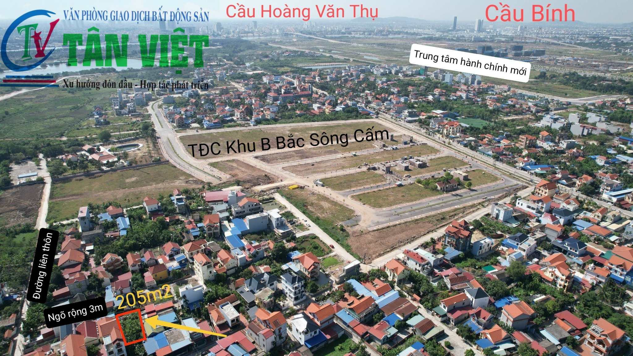 Bán lô đất hơn 200m2 tại xã Dương Quan, Thủy Nguyên, Hải Phòng
