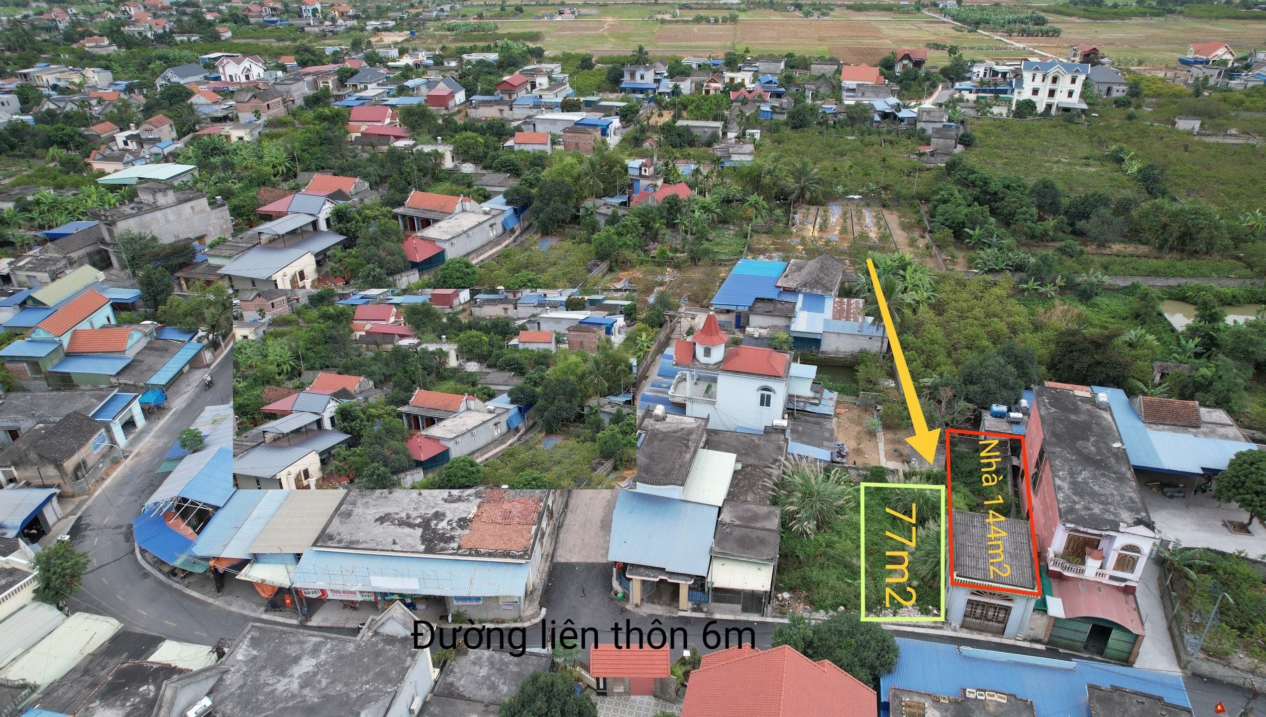  Bán đất mặt đường thôn 6m tại Lại Xuân, Thuỷ Nguyên, Hải Phòng.