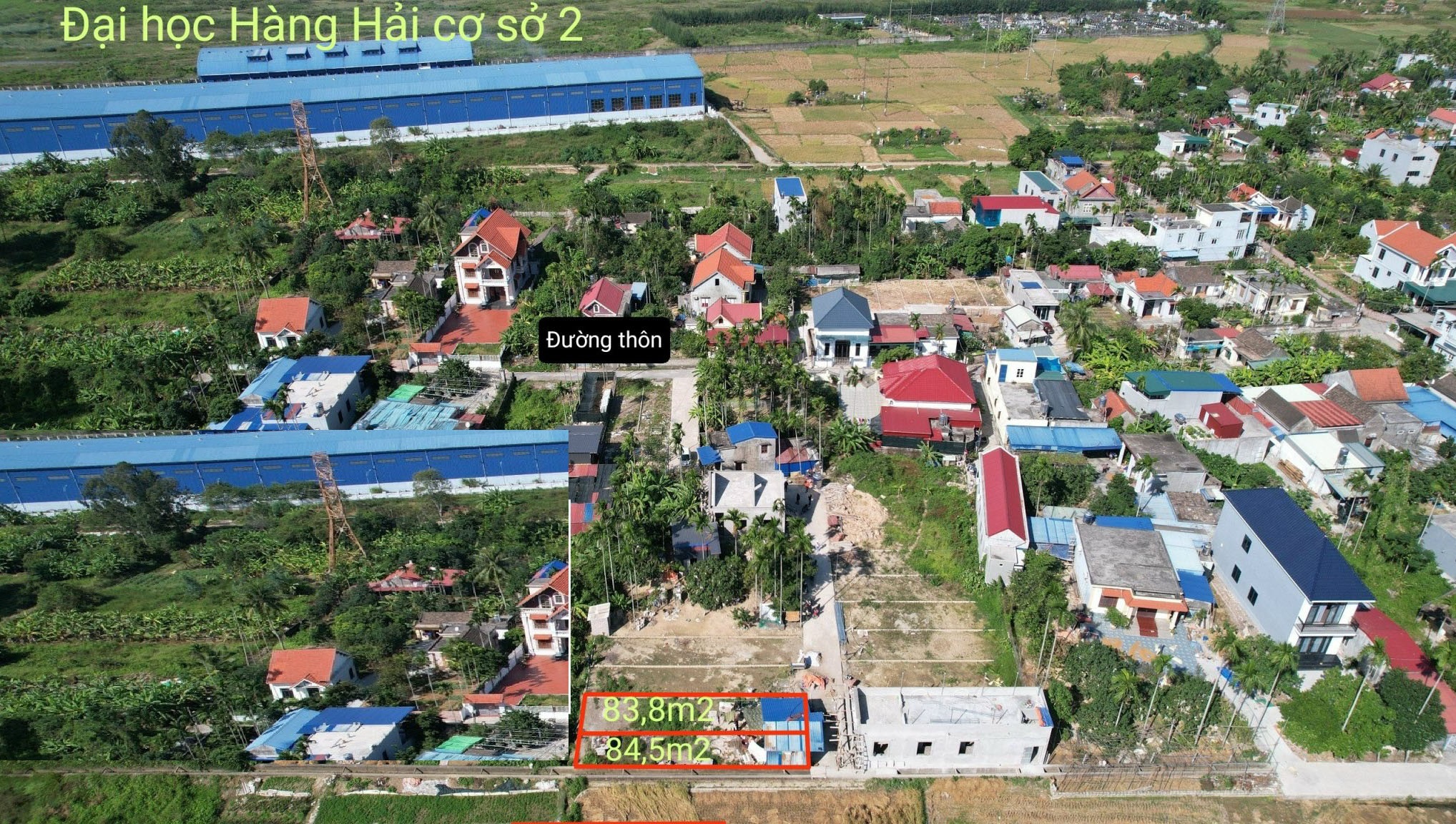  Cần bán lô đất gần đại học Hàng Hải tại Lâm Động , Thủy Nguyên, Hải Phòng