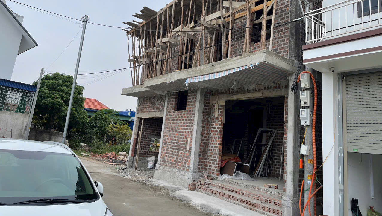 Hot chủ cần gấp nhà 2 tầng xây dở tại Thiên Hương, Thuỷ Nguyên, Hải Phòng