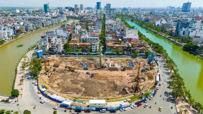 Dự án Tổ hợp Trung tâm thương mại được gia hạn sử dụng đất 24 tháng.