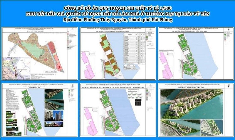 Quy hoạch của khu đất. Nguồn ảnh: UBND TP. Hải Phòng