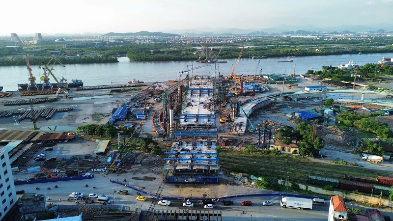 Tổng công ty Thăng Long tăng tốc trên công trình cầu Nguyễn Trãi- Ảnh 1.