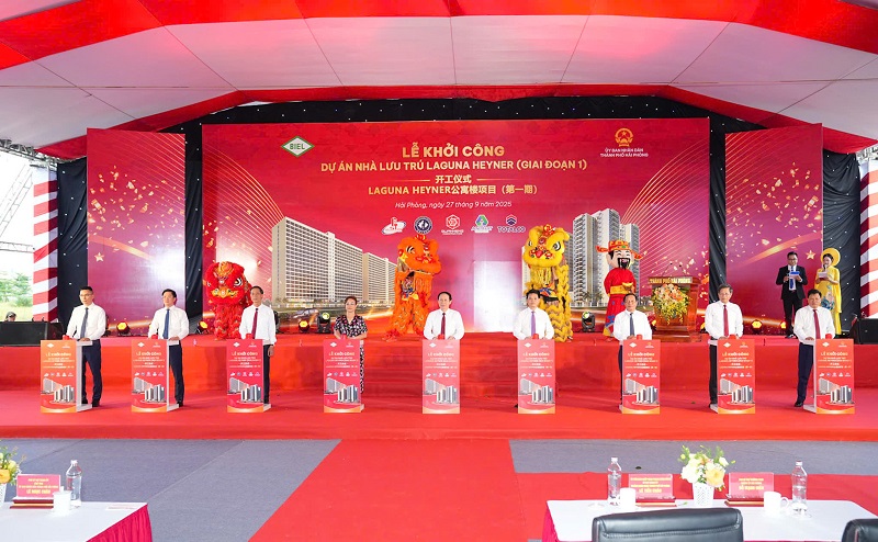 Hải Phòng: Khởi công Dự án Nhà lưu trú Laguna Heyner (giai đoạn 1) tại Khu công nghiệp An Phát 1 - Ảnh 3