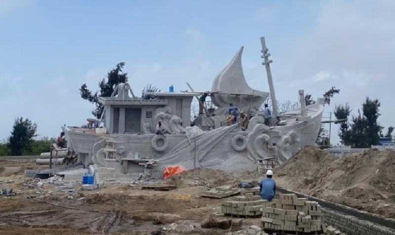 Hạng mục mĩ thuật Mô phỏng tàu không số và các chiến sĩ đến nay đạt 95% giá trị hợp đồng, dự kiến hoàn thành trong tháng 3/2026. Ảnh: PT.