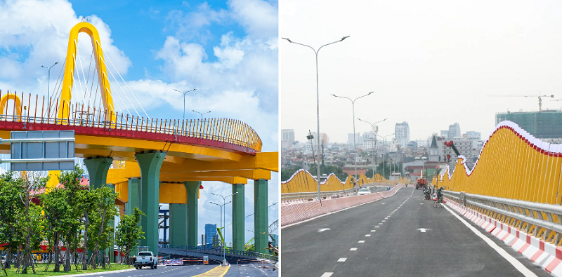 Cận cảnh cầu Hoàng Gia 2.300 tỷ đồng bắc qua sông Cấm trước ngày thông xe - 10