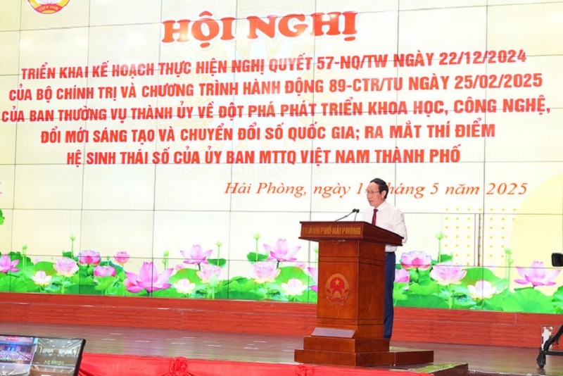 Hải Phòng ra mắt thí điểm “Hệ sinh thái số” ảnh 1