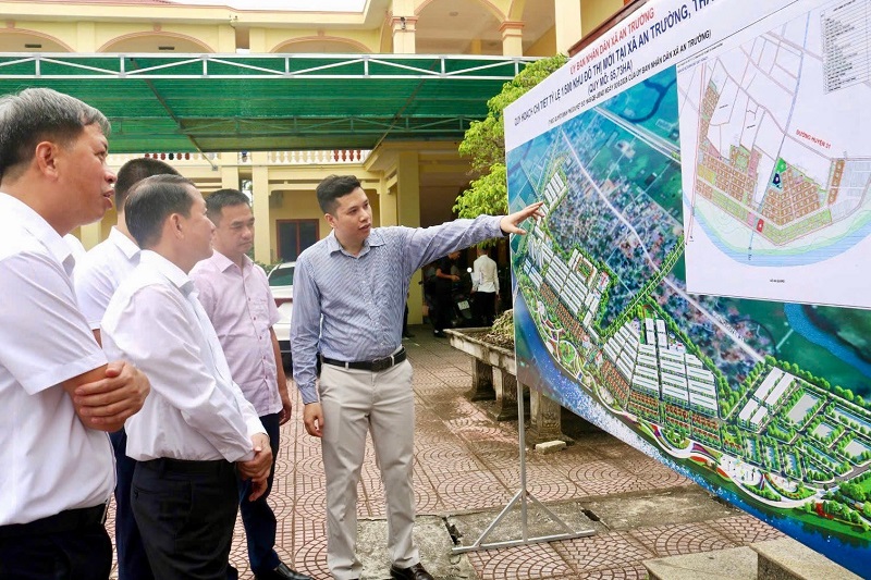 Hội nghị công bố quy hoạch chi tiết 1/500 khu đô thị mới tại xã An Trường, Hải Phòng.