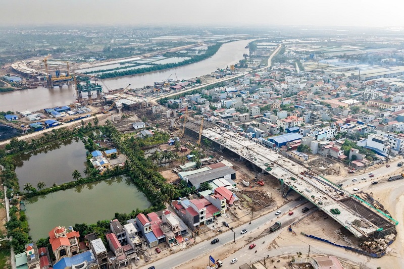 Dự án đường Vành đai 2 Hải Phòng đoạn qua sông Lạch Tray