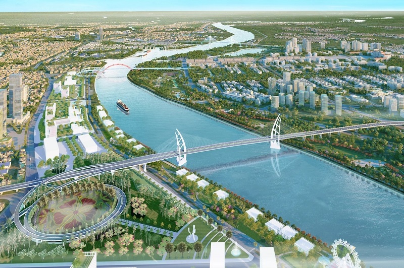 Phối cảnh thiết kế cầu Nguyễn Trãi Hải Phòng