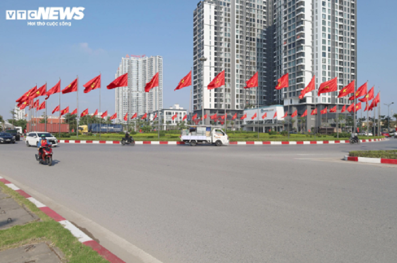 Một góc nút giao đường Bùi Viện - Võ Nguyên Giáp.