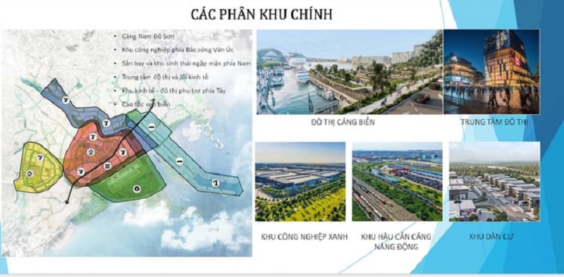 Quy hoạch các phân khu thuộc Dự án Khu kinh tế ven biển phía Nam TP Hải Phòng.