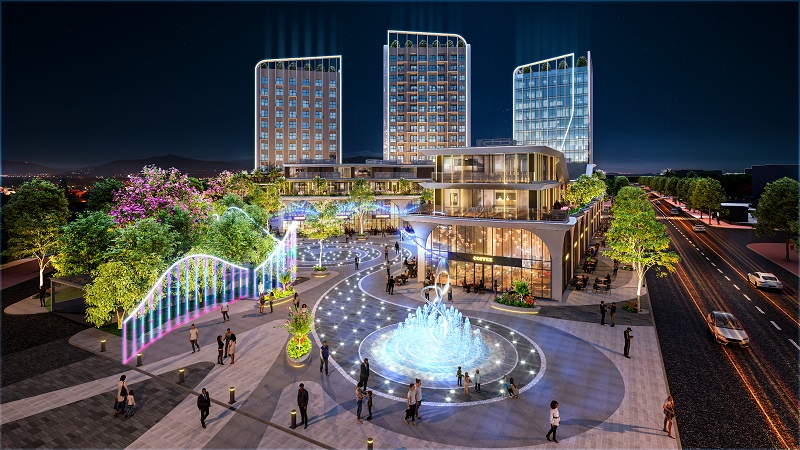 Phối cảnh dự án Night Square.