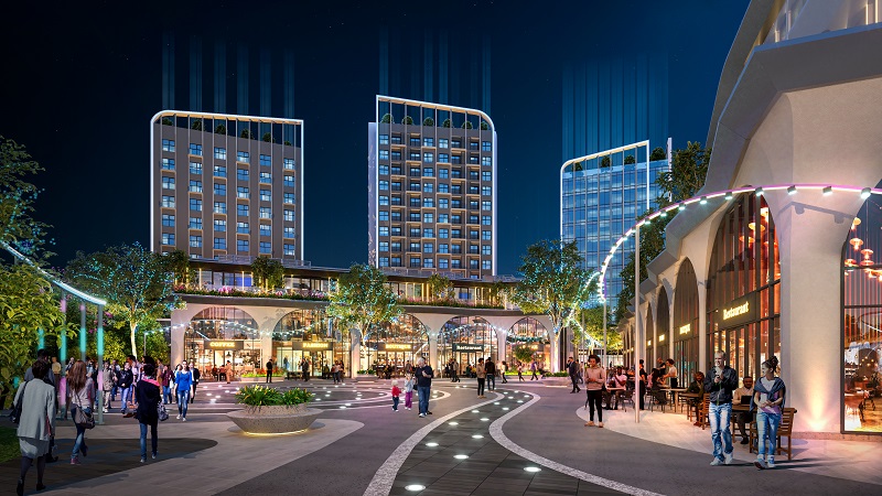 Phối cảnh dự án Night Square.