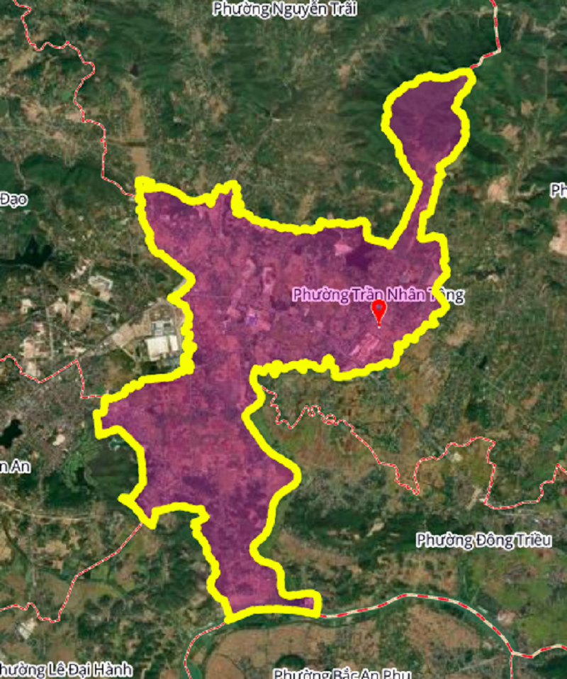 Bản đồ vệ tinh phường Trần Nhân Tông, TP Hải Phòng