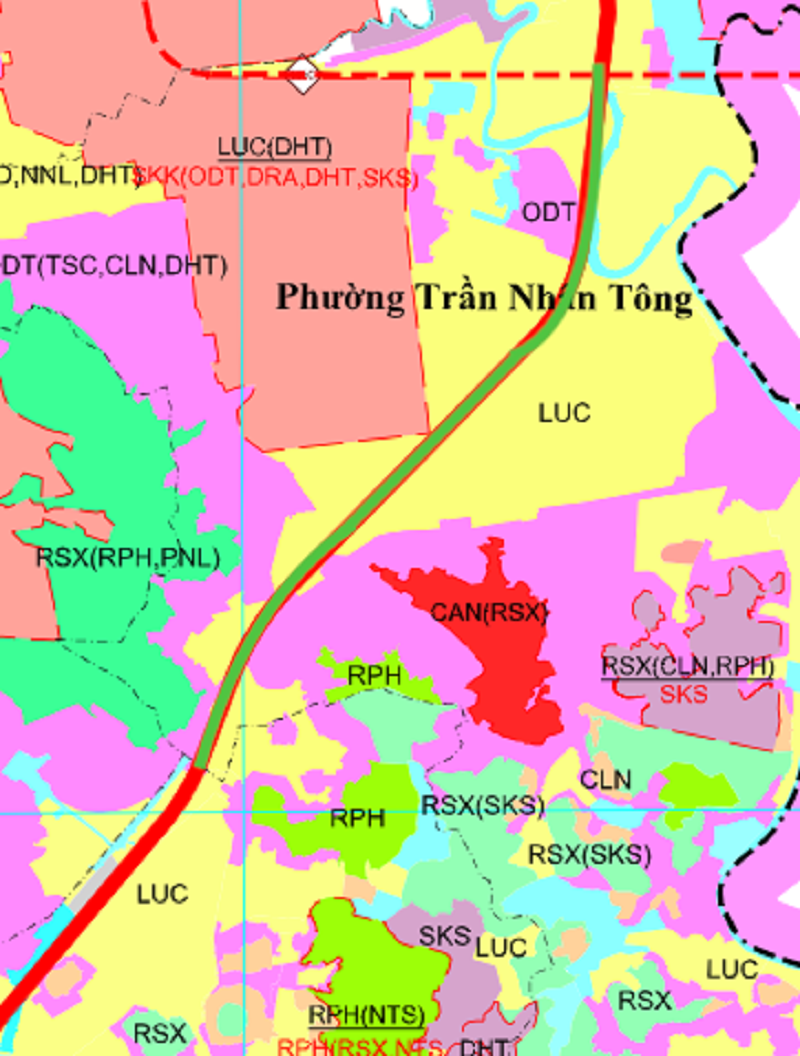 Quy hoạch tuyến đường liên xã mới tại phường Trần Nhân Tông