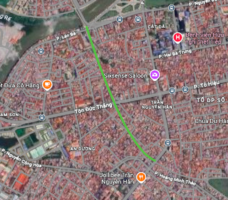 Thực địa khu vực dự kiến mở đường tại phường An Biên