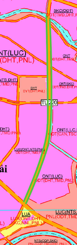 Sơ đồ tuyến đường quy hoạch 3km tại phường An Hải