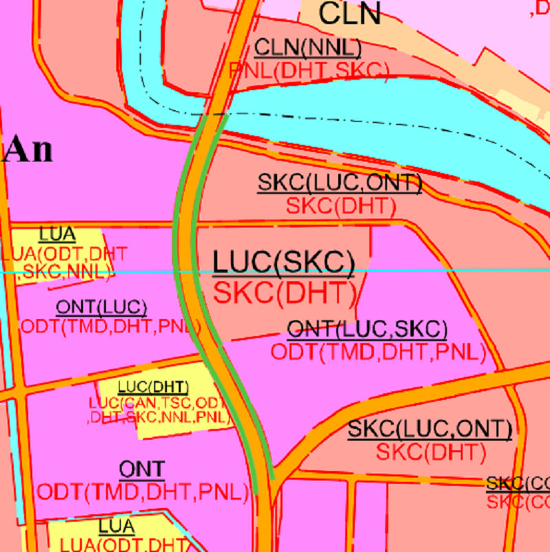 Bản đồ quy hoạch tuyến đường 1,8km tại phường Hồng An Hải Phòng nối Quốc lộ 10