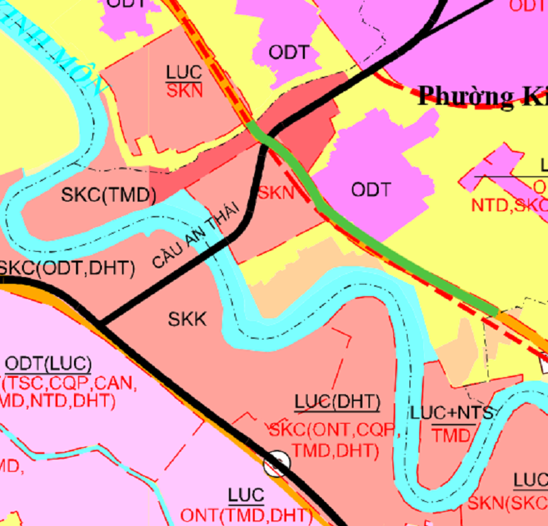 Bản đồ điều chỉnh quy hoạch giao thông phường Kinh Môn