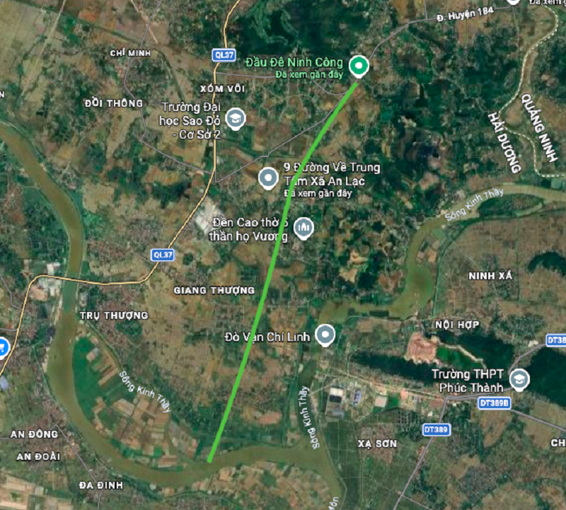 Hình ảnh thực địa khu vực sẽ mở đường tại phường Lê Đại Hành