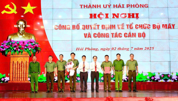 Đảng bộ Công an TP Hải Phòng do ông Bùi Quang Bình, Uỷ viên Ban Thường vụ Thành uỷ, Giám đốc Công an thành phố là Bí thư Đảng uỷ.