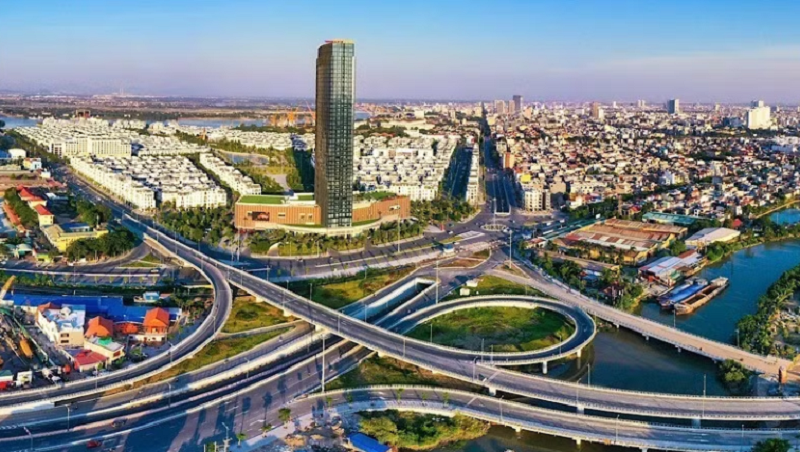 Một góc thành phố Hải Phòng hôm nay. (Ảnh: ĐỨC NGHĨA)