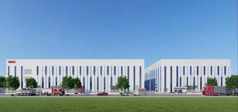 Phối cảnh 3D Nhà máy điện tử SHDC sau khi hoàn thành tại Khu công nghiệp Lai Cách, Hải Phòng.