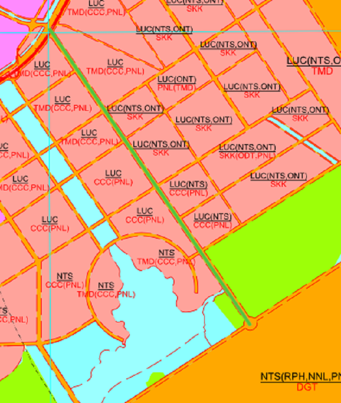 Bản đồ quy hoạch giao thông xã Hùng Thắng giai đoạn 2021-2030