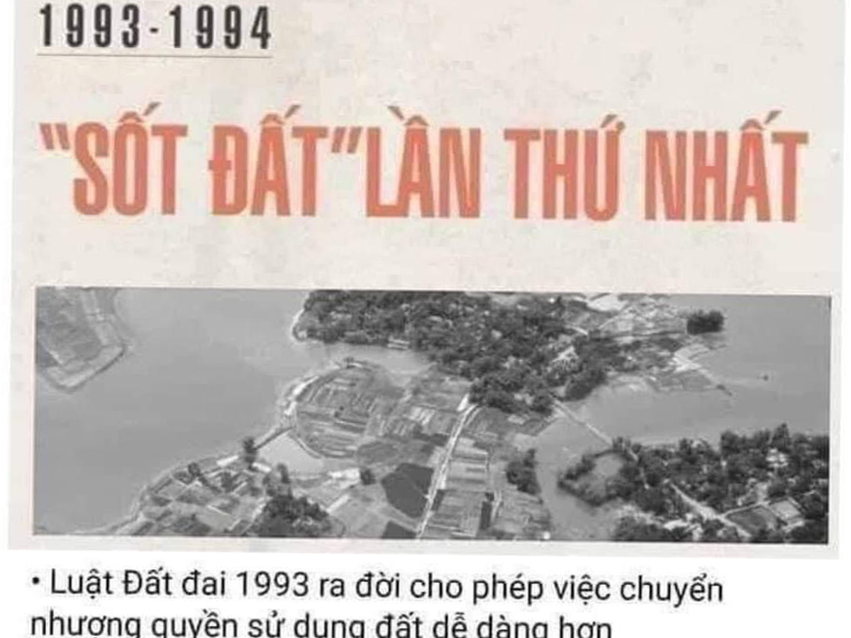 Lịch sử bất động sản Việt Nam từ năm 1993 - đến nay