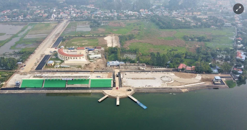 Cấp tập cải tạo khu đua thuyền phục vụ SEA Games 31 tại sông Giá, Thuỷ Nguyên
