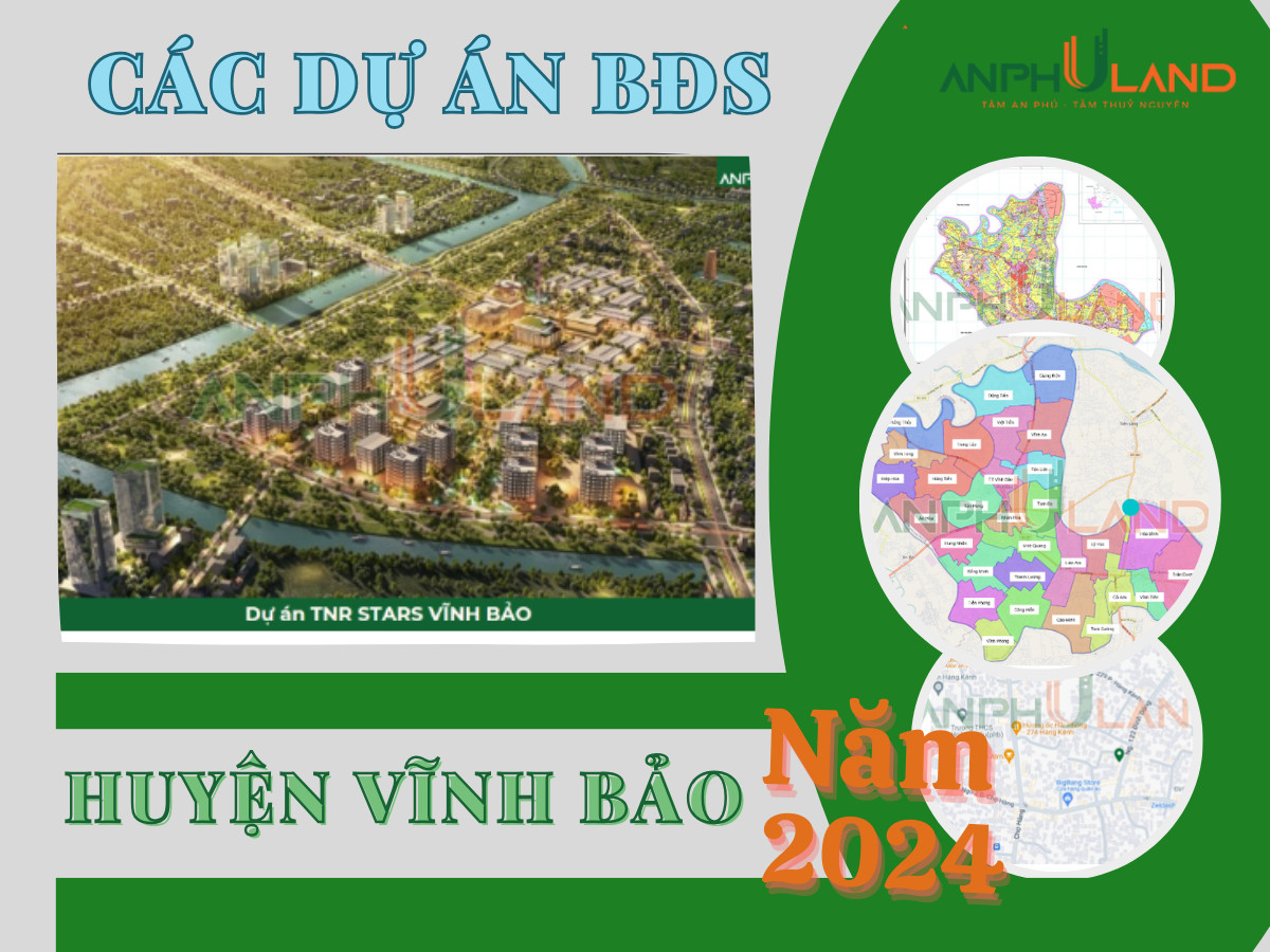 Thống kê các dự án bất động sản tại Huyện Vĩnh Bảo - Hải Phòng 2024