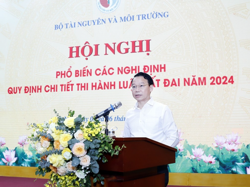 Bộ trưởng Bộ TN&MT Đỗ Đức Duy: "Luật Đất đai 2024 góp phần hoàn thiện thể chế"