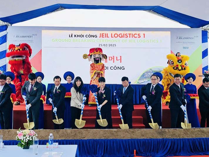 Khởi công Dự án Jeil Logistics 1 tại Khu công nghiệp Nam Đình Vũ