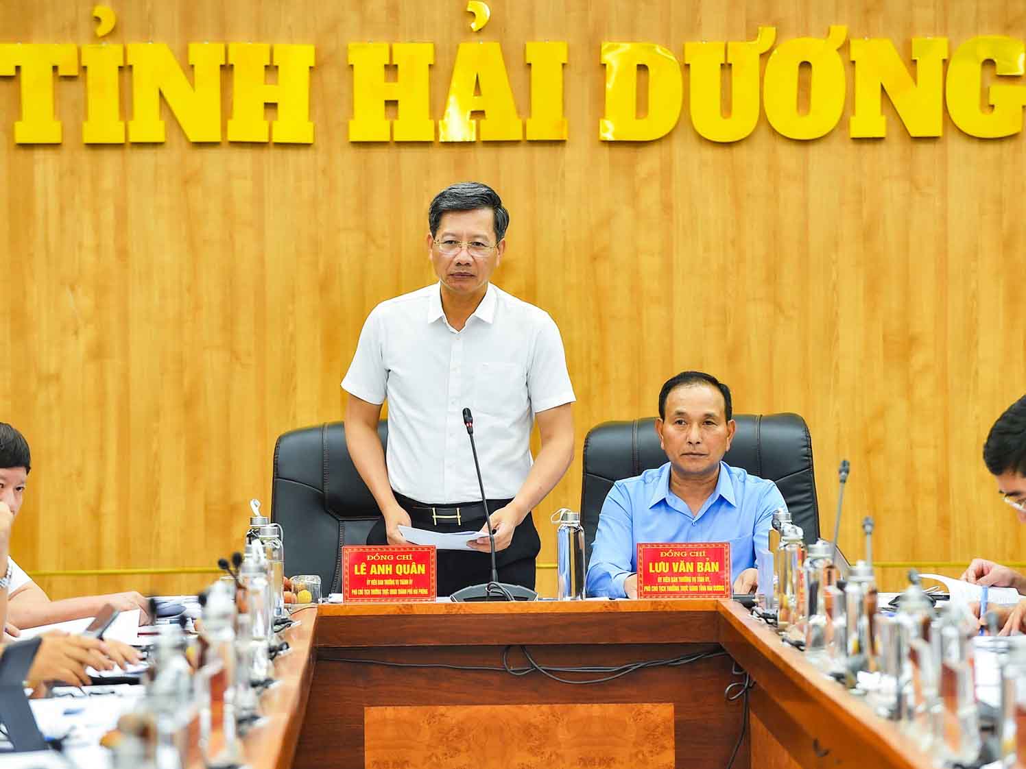 Hải Dương - Hải Phòng thống nhất một số nội dung, phương án sắp xếp sở ngành
