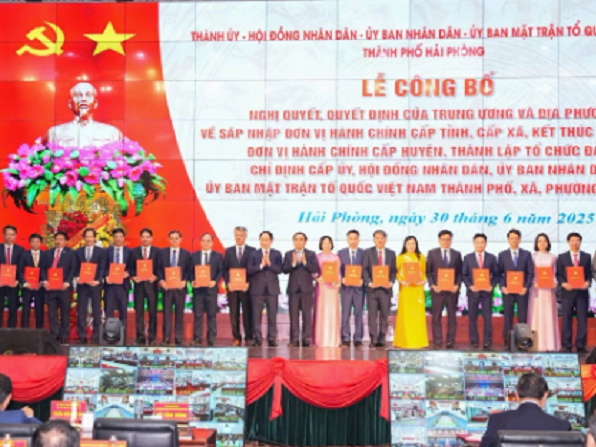 Danh sách bí thư 114 xã, phường, đặc khu của TP Hải Phòng từ 1/7/2025
