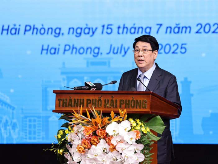 Chủ tịch nước Lương Cường dự Hội nghị Xúc tiến đầu tư Hải Phòng
