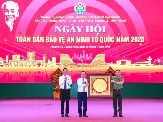 Ngày hội “Toàn dân bảo vệ an ninh Tổ quốc” điểm tại phường Lê Thanh Nghị