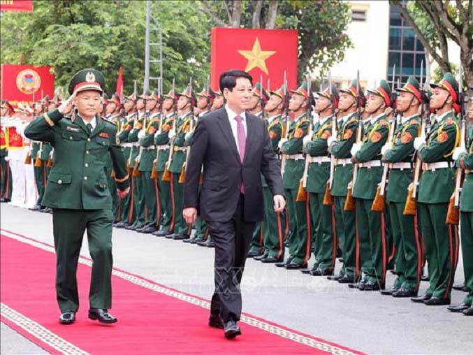 Chủ tịch nước Lương Cường dự Lễ kỷ niệm 80 năm Ngày truyền thống Quân khu 3