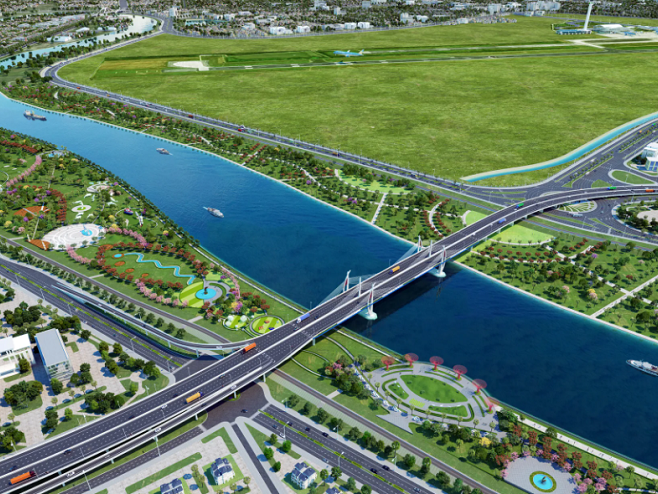 Hải Phòng: Gấp rút thi công, đẩy nhanh tiến độ tuyến đường vành đai 2