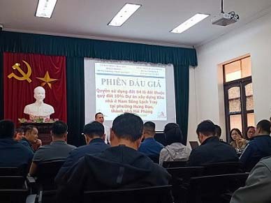 Kết quả trúng đấu giá 04 lô đất thuộc quỹ đất 10% Dự án xây dựng Khu nhà ở Nam sông Lạch Tray tại phường Hưng Đạo, TP Hải Phòng