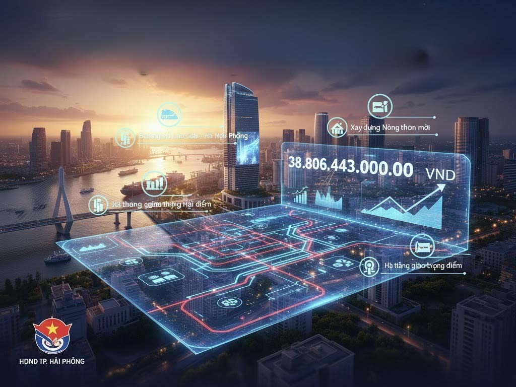 Hải Phòng thông qua Kế hoạch đầu tư công năm 2026 với ngân sách gần 39.000 tỷ đồng