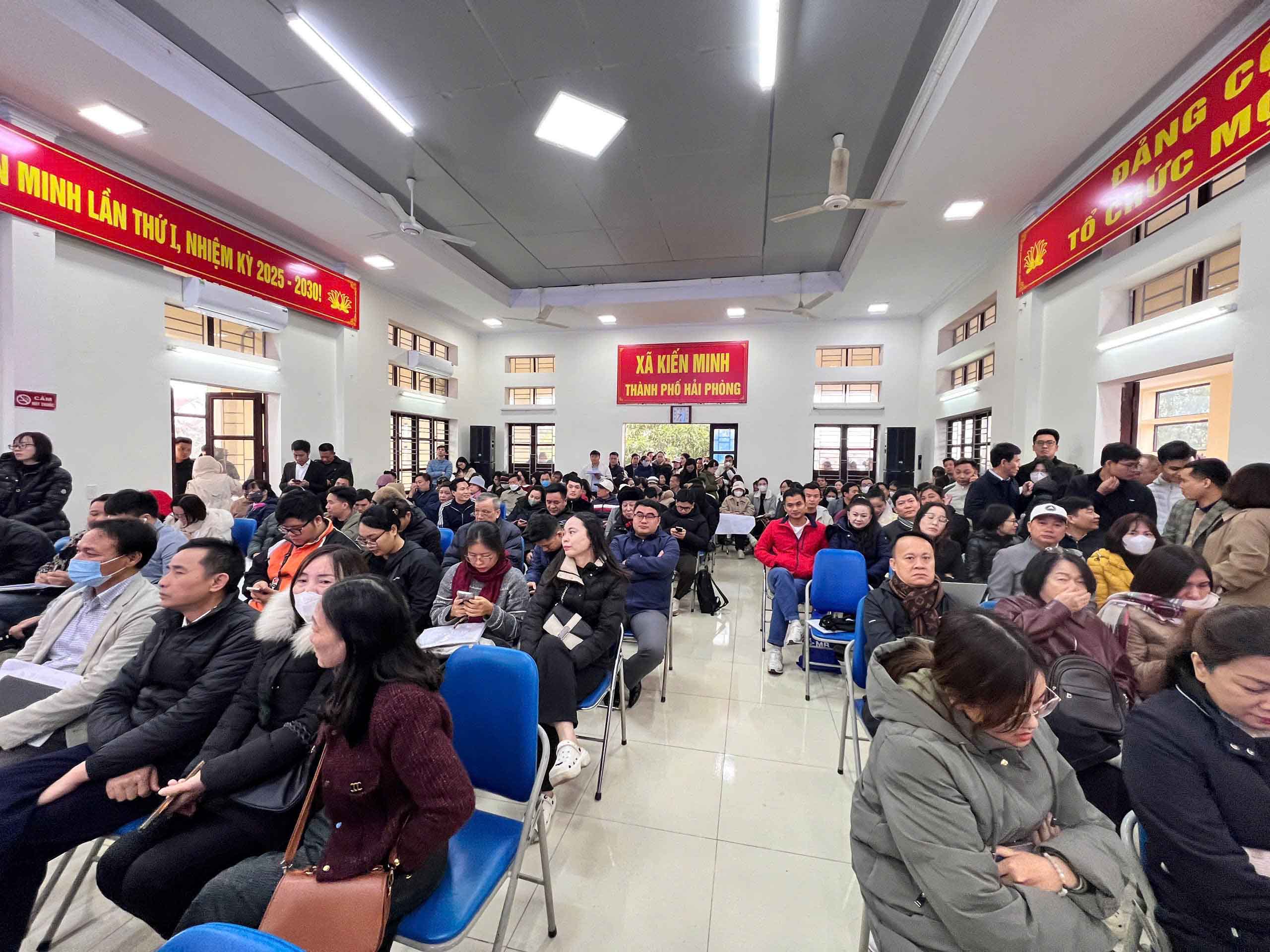 Kết quả trúng đấu giá 44 lô đất tại xã Đông Phương, huyện Kiến Thụy (nay là xã Kiến Minh), thành phố Hải Phòng tháng 1 năm 2026