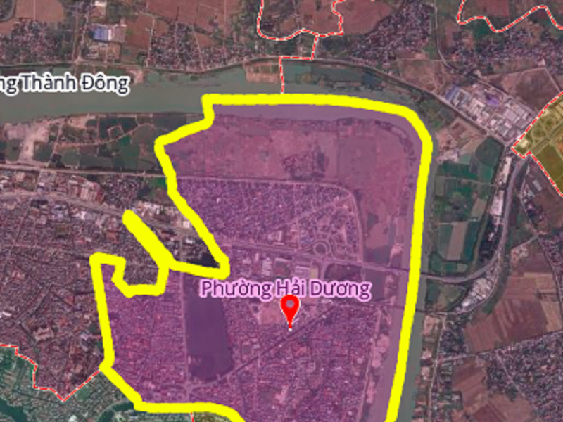 Quy hoạch đường mới tại phường Hải Dương TP Hải Phòng: Chi tiết tuyến đường 900m qua sông Thái Bình