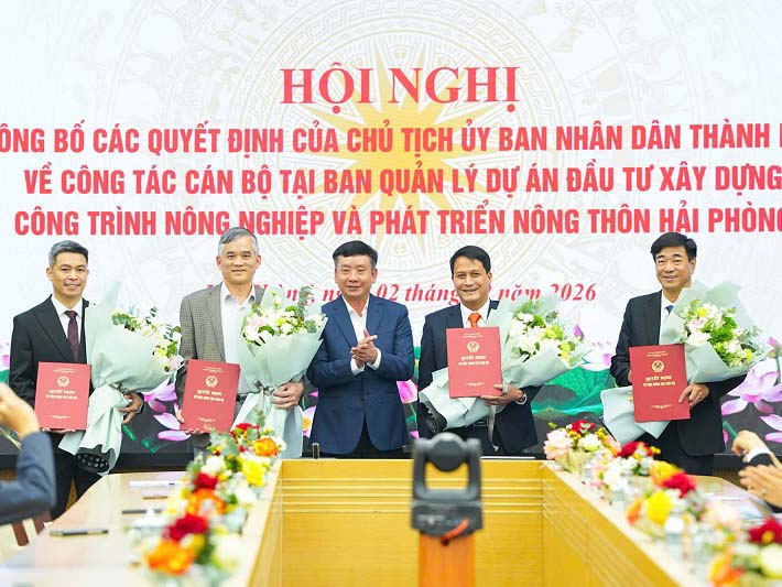 Hải Phòng công bố các quyết định nhân sự mới