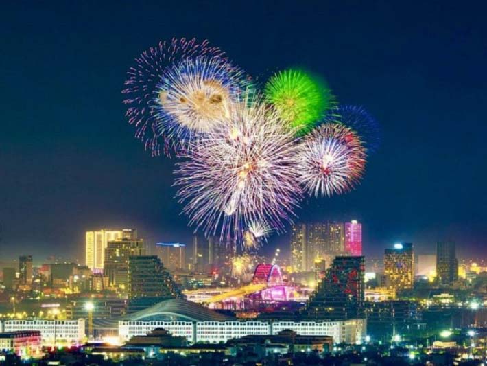 12 điểm bắn pháo hoa nổ đêm giao thừa Tết Nguyên đán Bính Ngọ 2026 tại Hải Phòng