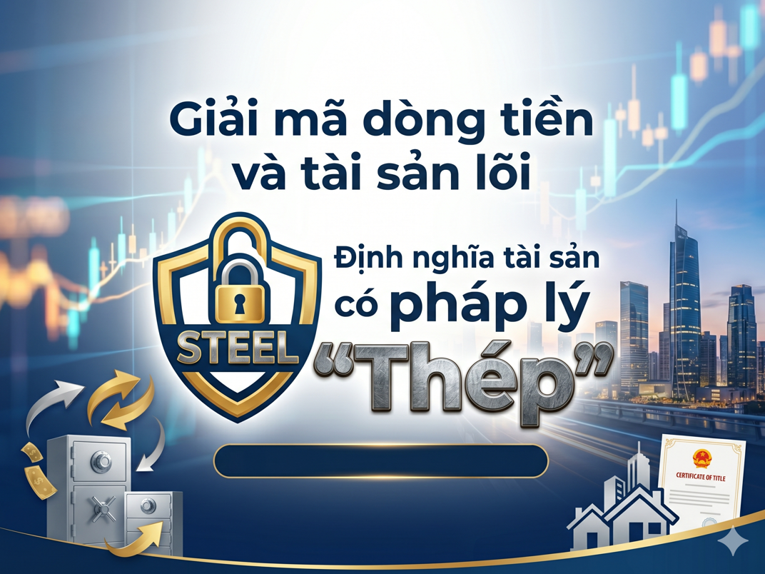 [RECAP] Giải mã dòng tiền và tài sản lõi: Định nghĩa tài sản có pháp lý ‘Thép’